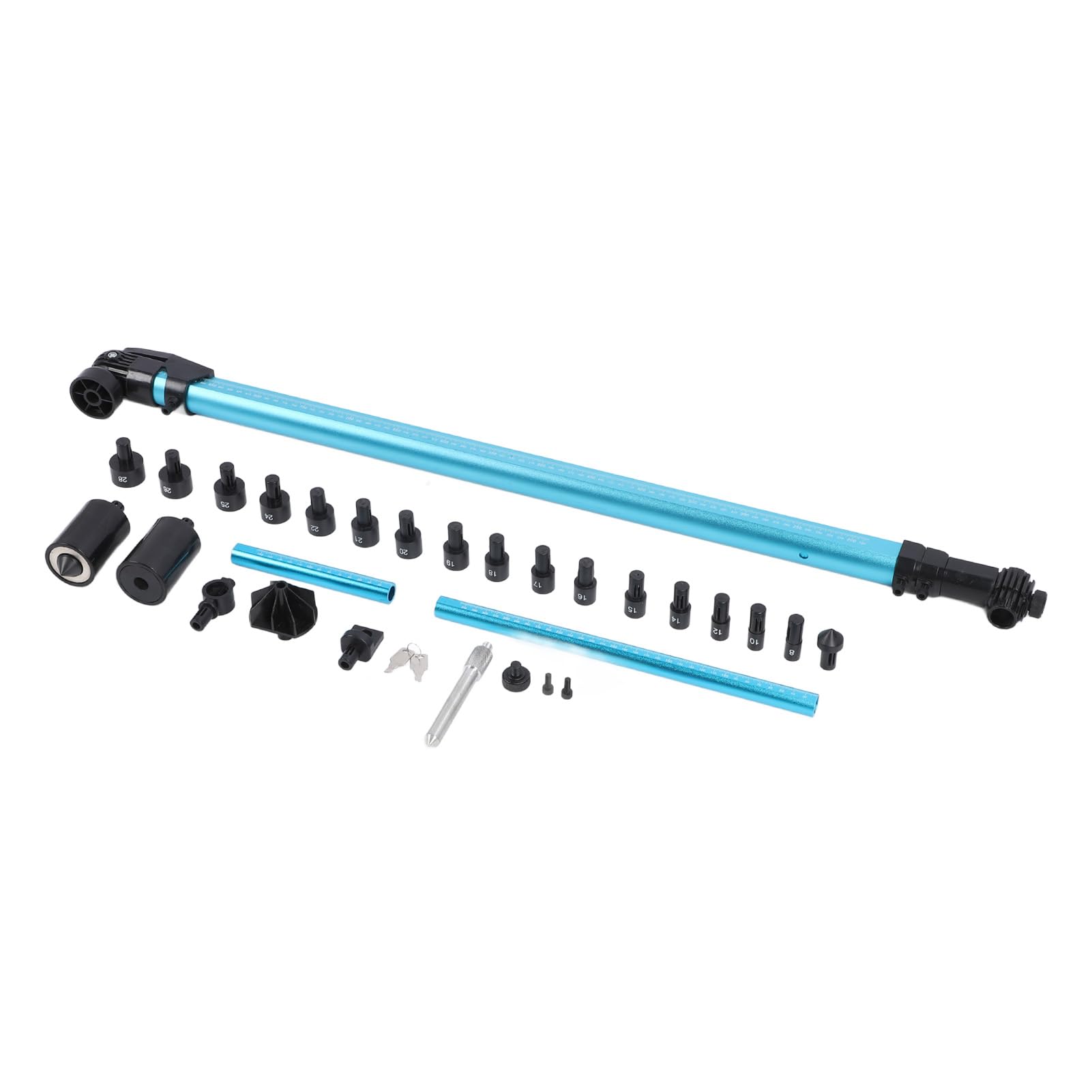 Yctze Système de Mesure de Carrosserie Automobile 2D, Haute Précision, Cadre D'atelier de Carrosserie Automobile en Aluminium D'aviation, Jauge de Tram pour Outils de Débosselage de