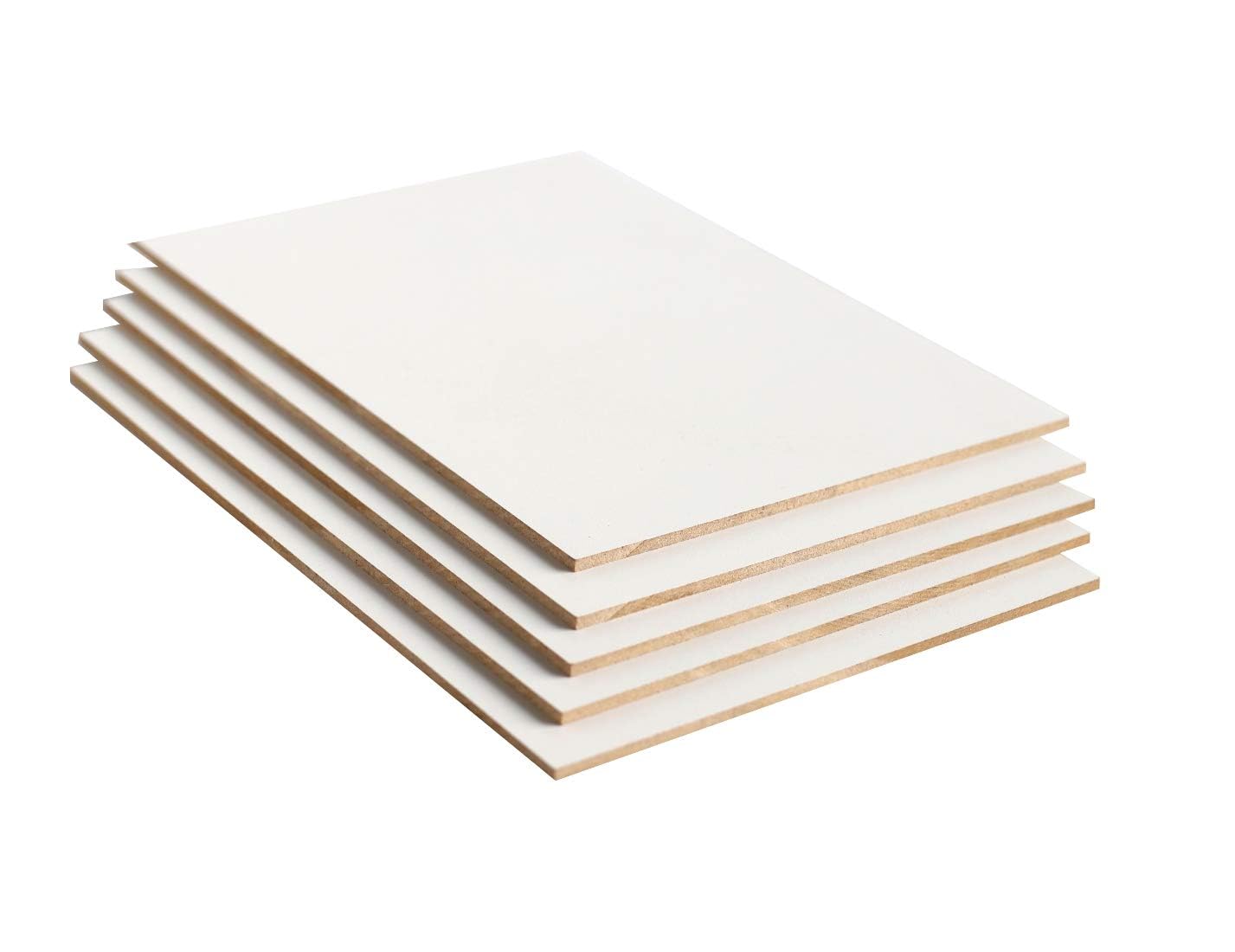 10MM White MDF Boards Two Sided Various Sizes Available (Choose From), Stand for Drawing, Frames, Crafts, Decoration, Laser, Pyrography, Painting (35 x 50 cm)