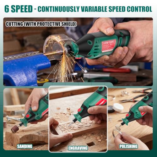 HYCHIKA 180W Rotary Tool Kit