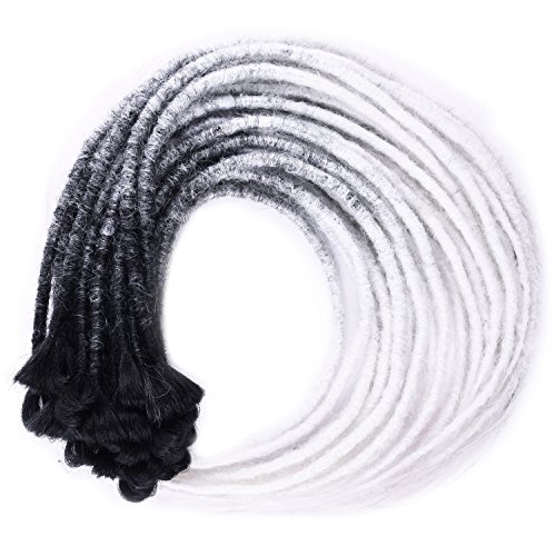 Silike 24" New Handmade Dread Lock Crochet Braids (6-8 G/Root, 4 Roots) New Material Faux Locs Crochet Hair Dreads Softlock For Dancing For Party (DL3)