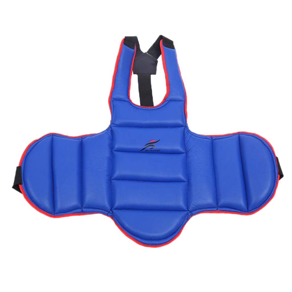 Plastron Karaté Garde De Poitrine Unisexe Plastron De Taekwondo Karaté - Bleu, L