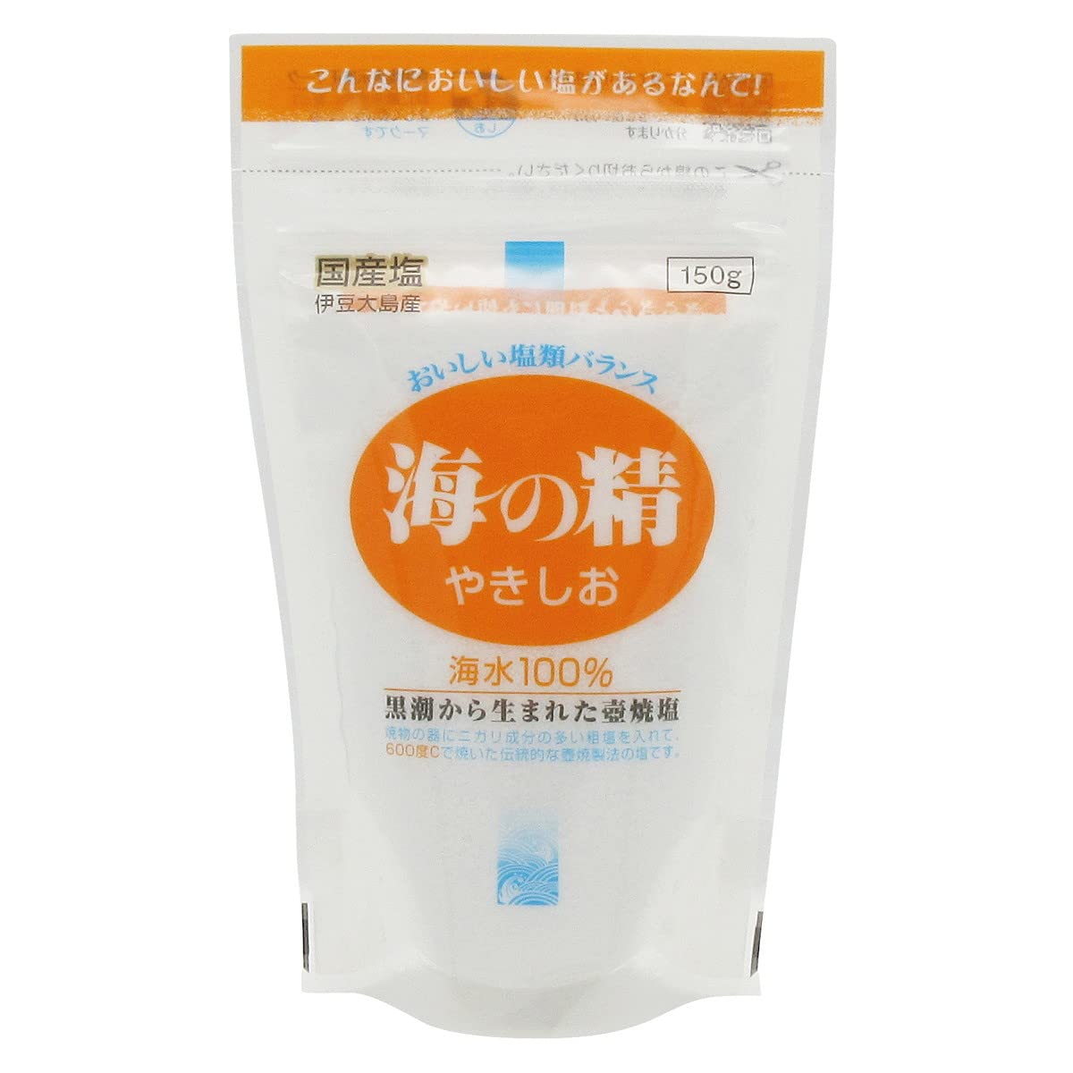 Umi no Sei Oshima Island Yaki Shio Japanese Sea Salt in Pouch 150 g