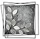 GILDE Wandrelief Graphic Metall grau matt Zweigmotiv quadratisch 77x77x5 cm Wanddeko Kunst Dekoration Wohnaccessoire
