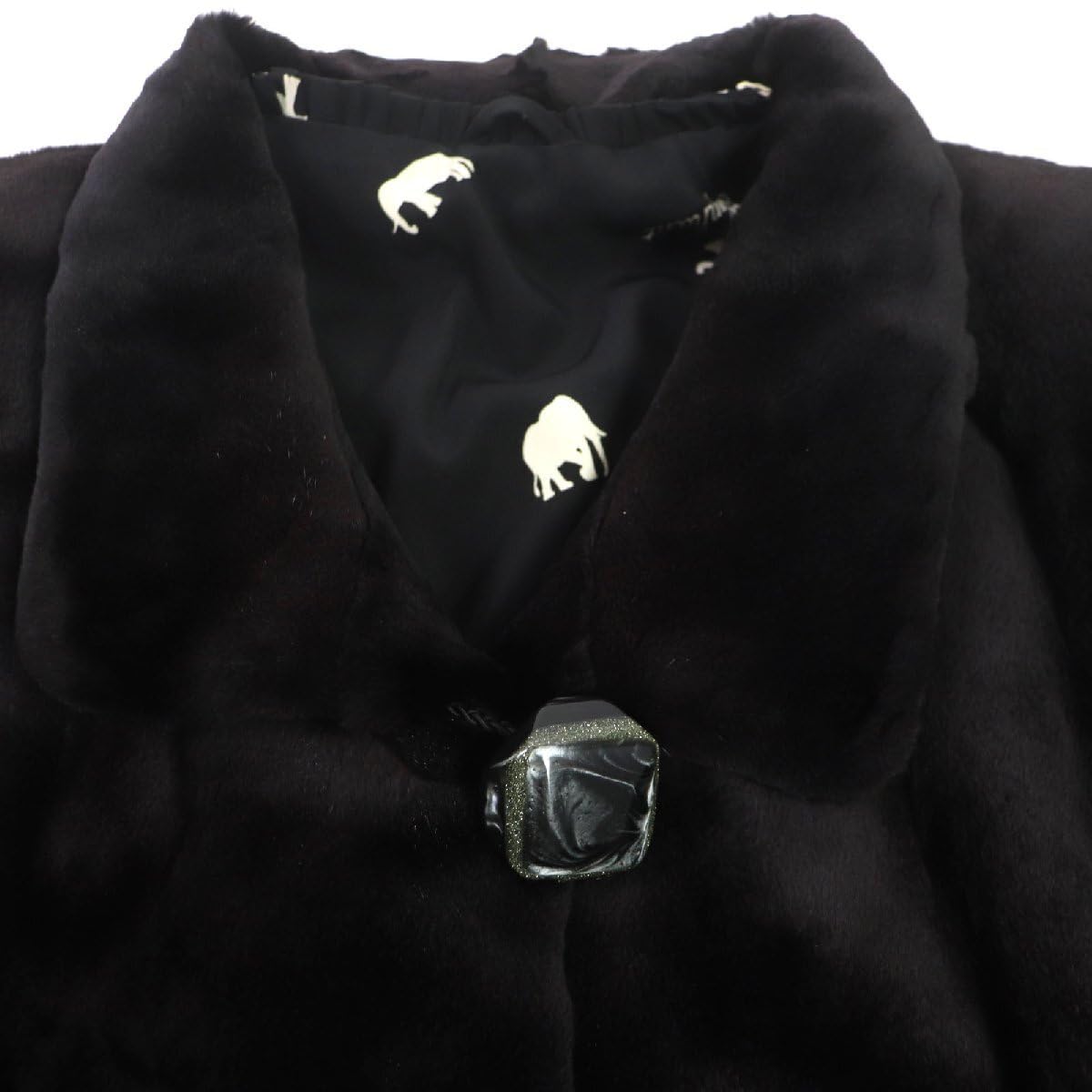 Amazon.co.jp: SAGA MINK サガミンク シェアードミンク MINK 裏地総柄  