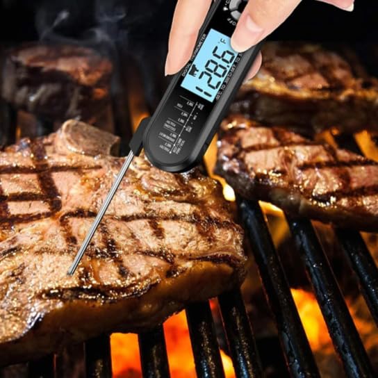 Amazon.co.jp: 肉料理のための多針スマート警報オーブン肉温度計防水