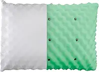 Travesseiro Japonês Perfilado terapia magnética anti apneia ronco 55x20cm
