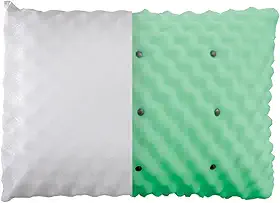 Travesseiro Japonês Perfilado terapia magnética anti apneia ronco 55x20cm