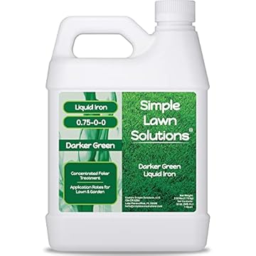 dark green lawn fertilizer