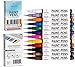 Paint Pens for Rock Painting - Ceramic, Wood, Metal and Glass. Set of 12 Vibrant Fine Tip Paint Markers, Fast Drying, Water Resistant