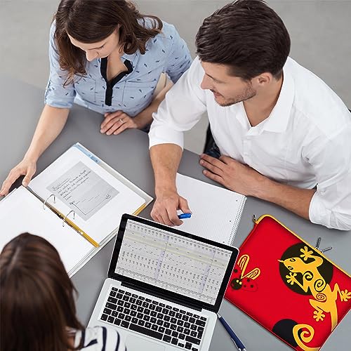 Digittrade LS145-15 Lady Beetle Notebook Sleeve Laptop Neopren Case Custodia Portatile Borsa Involucro Protettivo 39,6Cm (15,4 - 15,6 Pollice) Rosso - 5