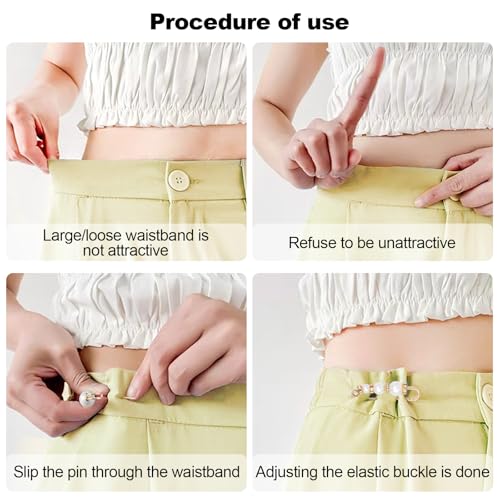 heqxwl 8 Pcs Pearl Brooch Pins,Safety Pins for Clothing Dress Pants Skirt Cardigan Collar,Faux Pearl Rhinestones Brooches for Women Girls Pants Extender Safety Pins (C)