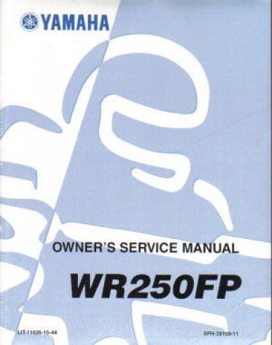 LIT-11626-15-44 2001-2002 ヤマハ WR250F オートバイオーナーズ