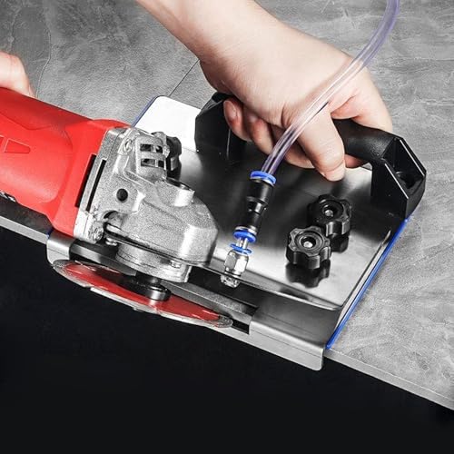 Image of 45 Degree Tile Chamfering Tool, Angle Grinder Stand for 45 Tile Cutting, Tile Cutter Tools Compatible with 100-Type Angle Grinders, Angle Grinder Attachments for Chamfering