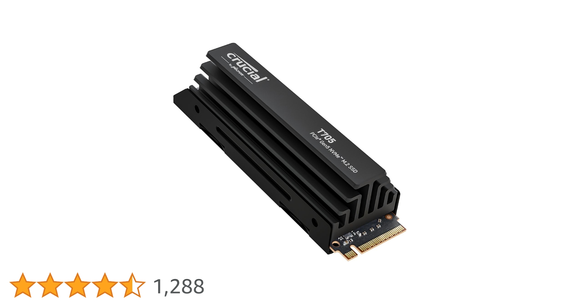 Crucial T705 Gen5 SSD 4TB ヒートシンクなし 動作確認済 Crucial T705 4TB PCIe Gen5 NVMe M.2 SSD | CT4000T705SSD3