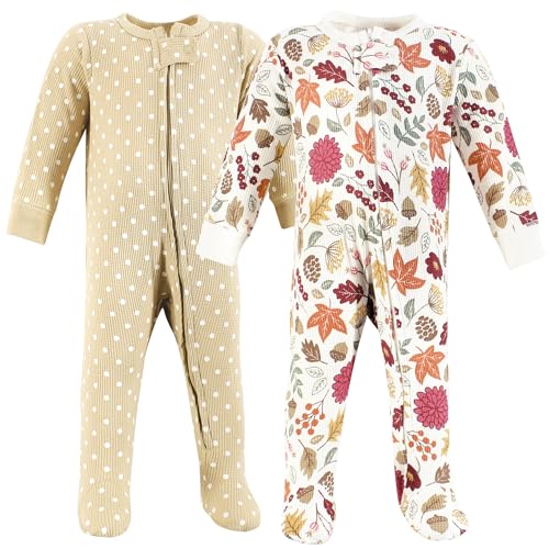 Image of Hudson Baby Unisex Baby Thermal Zipper Sleep and Play 2pk