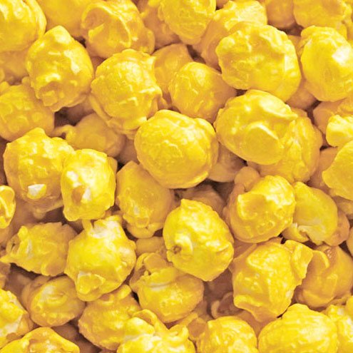 Tart & Sweet Lemon Popcorn | 4-Pack | 7 oz. Each | Yellow | Made in Gibbon, NE | HR Poppin' Snacks