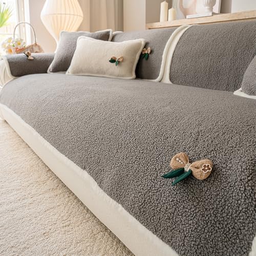 ソファカバー 3人掛け ソファー カバー 滑り止め付き リビング用 ー シート 家具プロテクター B 110x240cm/43.3x63in