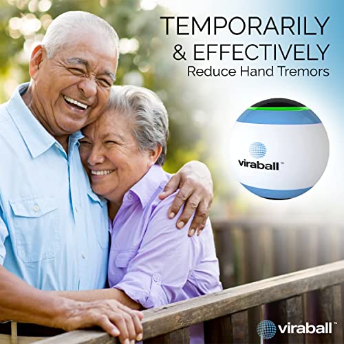 Viraball Physiotherapy Vibration Therapy Ball - Physical Therapy For Hand Tremor Reduction (Parkinson) With Rechargeable Battery – Reduce & Stress Relief #TOP3