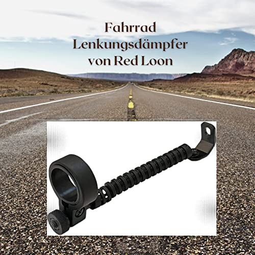 Lenkungsdämpfer für Fahrräder mit Zweibeinständer und Rahmen Ø28,6-31,8mm