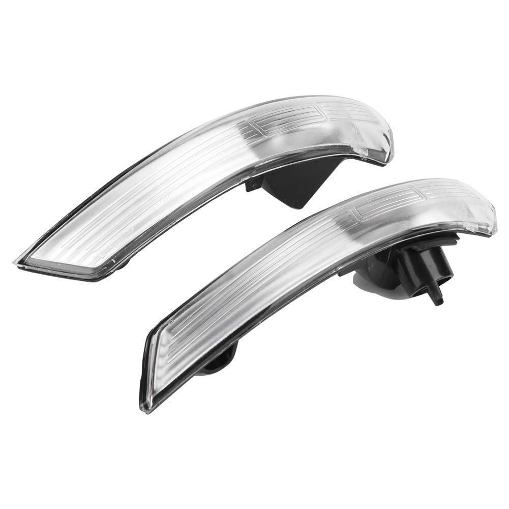 1 Paio di specchietti retrovisori indicatori di direzione copriobiettivo Luce copriobiettivo Luce per Ford Focus 2008-2018