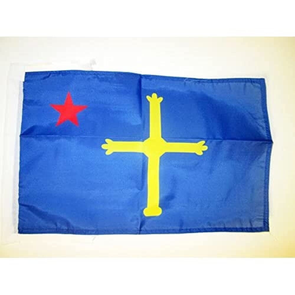 AZ FLAG Bandera de la Ciudad DE Barcelona 45x30cm - BANDERINA BARCELONESA 30 x 45 cm cordeles — view 233