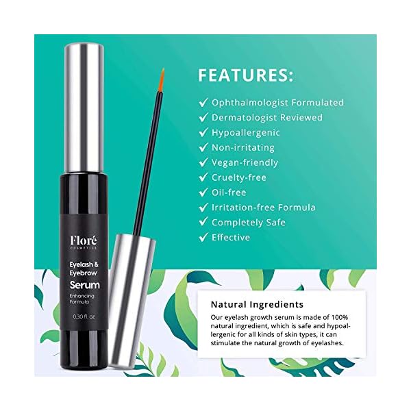 Premium-Eyelash-Growth-Serum-and-Eyebrow-Enhancer-Lash-Enhancing-Serum-Lash-boost-Serum-for-Longer-Fuller-Thicker-Lashes-Brows-10ML-Made-in-USA-10-ML Premium Eyelash Growth Serum and Eyebrow Enhancer, Lash Enhancing Serum Lash boost Serum for Longer, Fuller Thicker Lashes & Brows Made in USA (0.3 Oz)