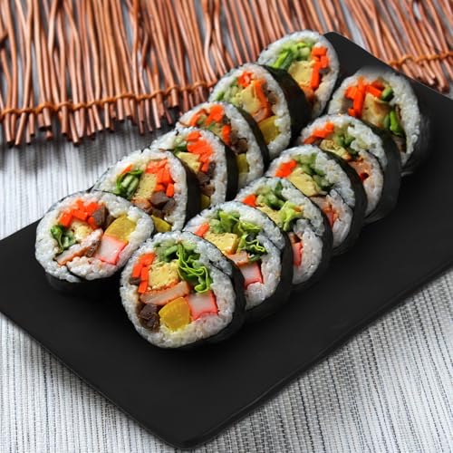 Plato rectangular de sushi de melamina 20 cm miniatura 6