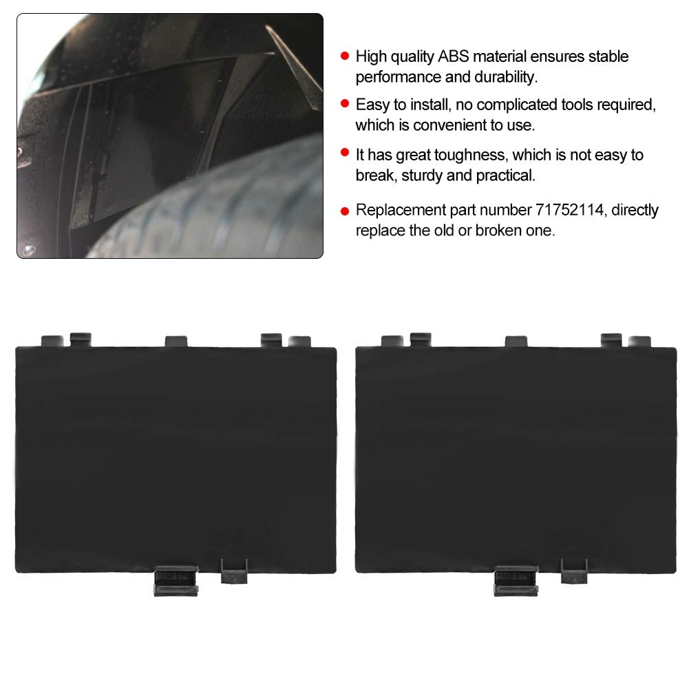 MINI COOPER F55 F56 F57 Couvercle De Passage De Roue Avant Gauche Noir