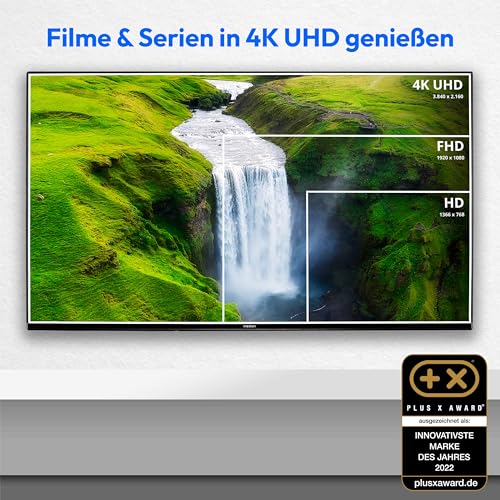 MEDION X14316 (MD 30880) 108 cm (43 Zoll) Fernseher (Android TV, 4K, Dolby Vision HDR, Dolby Atmos, Netflix, Prime Video, Smart TV, PVR, Google Chromecast & Assistant) – Bild 3