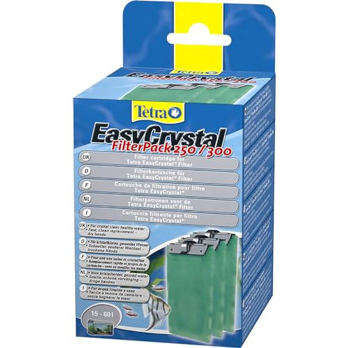 TETRA EasyCrystal 250/300 - Cartouche de Filtration pour Filtre Easycrystal 250 et 300 - 3 pièces