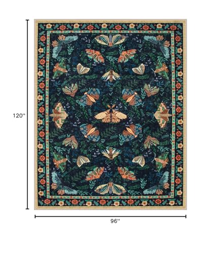 Tapete decorativo Lahome Villette 8x10 azul miniatura 2