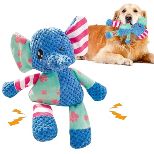 Omnikryp Peluche per Cani, Giochi con Squeak per Cani, Gioco Cane, Masticabile e Interattivo Gioco Cucciolo, per Cane Grandi Media e Piccoli