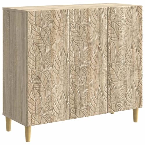 Cómoda vintage de madera con gran almacenaje y patas elevadas de eucalipto 2