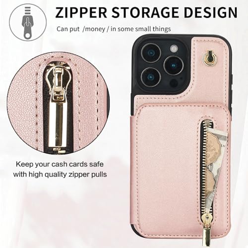 Coque iPhone 16 Pro avec portefeuille RFID et protection écran en verre
