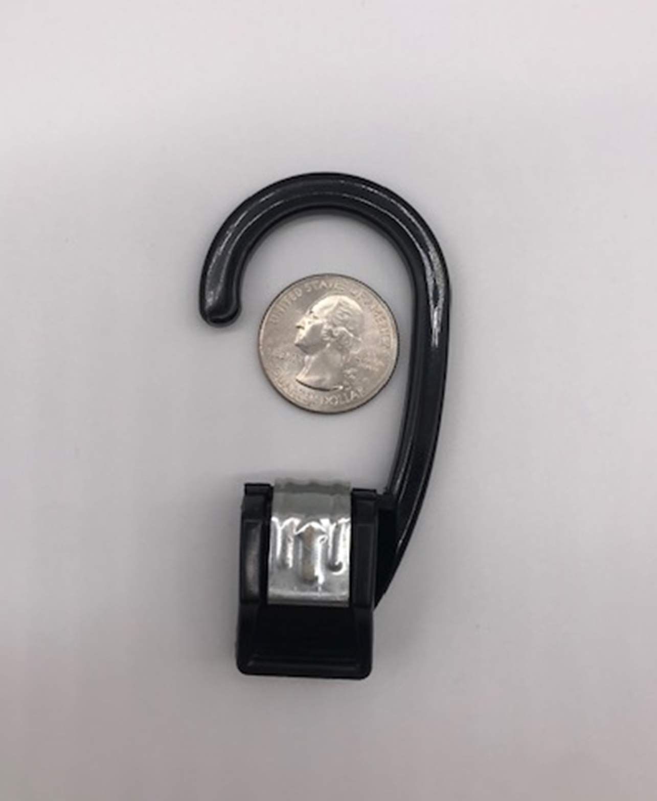 Nahanco 610PB plastica da appendere all clip, nero (confezione da 100)