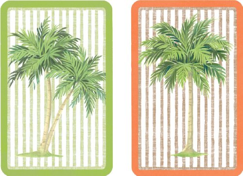 Barajas de Póker Caspari Doble Deck Palms