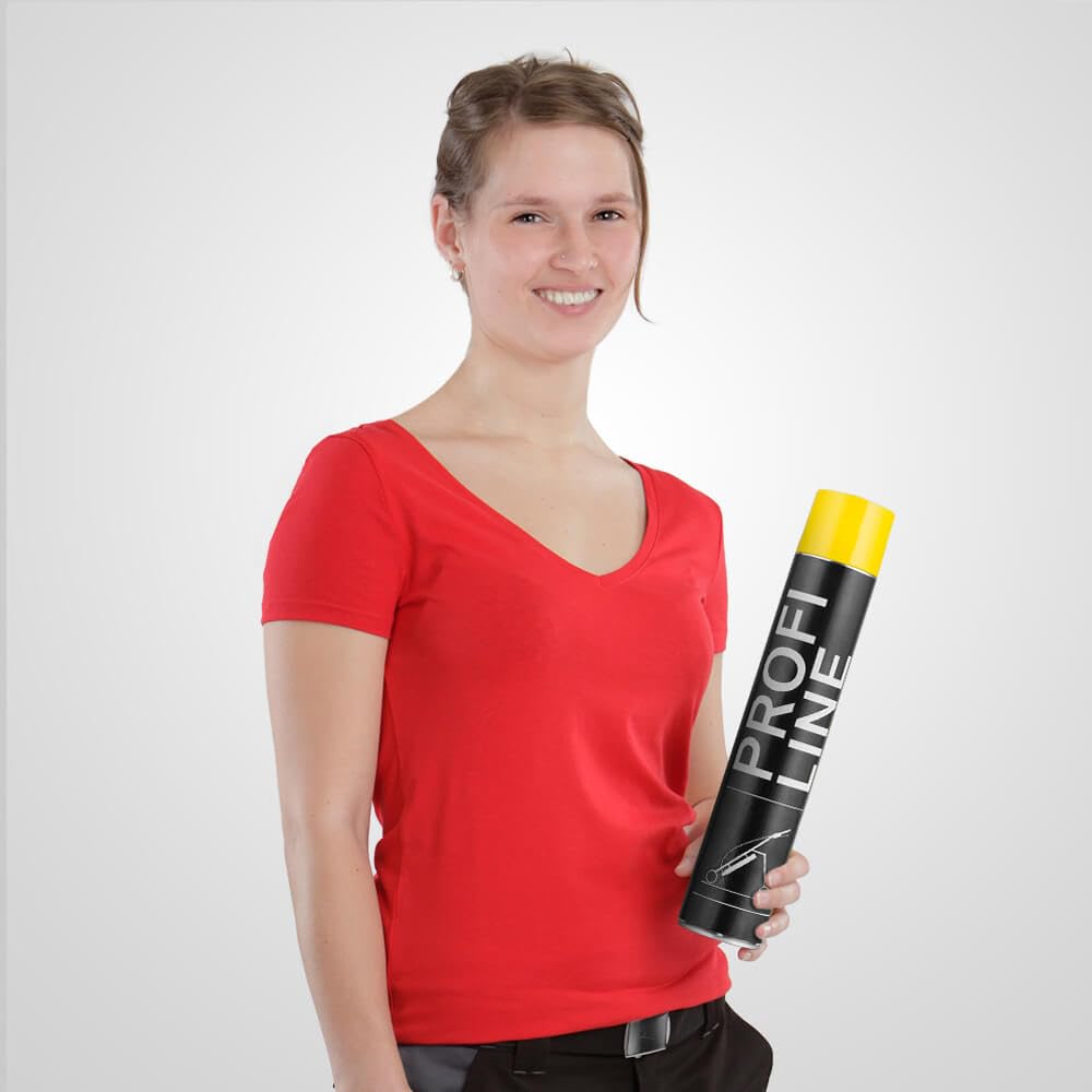 24 Dosen Bodenmarkierfarbe PROFILINE, gelb, 750 ml Spraydose, Art.-Nr. 38418 | Bodenmarkierungsfarbe | Straßenmarkierungsfarbe | Markierungsspray