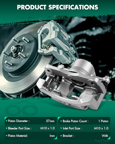 Image of SCITOO - Front Disc Brake Calipers Assembly with Bracket For Suzuki