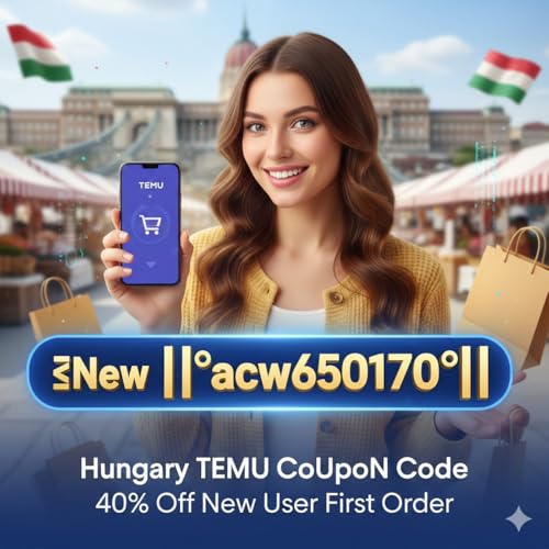 ⫅NeW⫆ ||&deg;acw650170&deg;|| Hungary TEMU CoUpoN Code 40% Off New User First Order cover art
