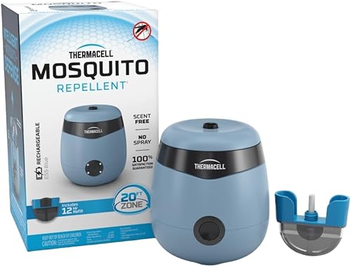 Thermacell Repelente de mosquitos E-Series Repelente recargable con zona de protección contra mosquitos de 20 pies incluye recambio repelente de 12 disponible en Yaxa Colombia