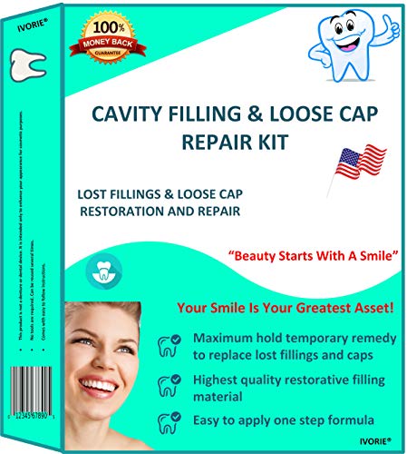 IVORIE Dental Restoration Cavity Filler Filling Loose Cap Crown Repair Kit Cavity Filler