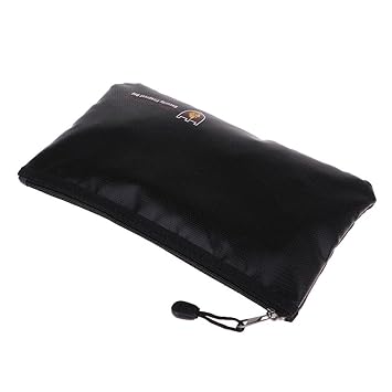Tiny Store Fire Resistant Zipper Bag Fireproof Document Bag Envelope Pouch M 29x20cm (61021724TS)