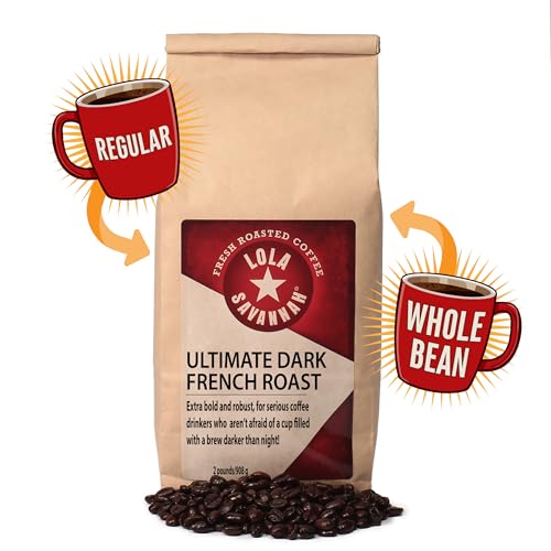 Lola Savannah Ultimate Dark French Roast Whole Bean Caffeinated Coffee miniatura 4