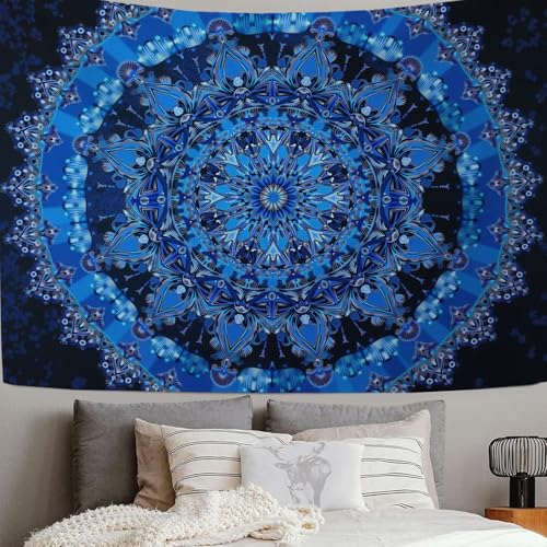 Stile mandala tie-dye arazzo pour créer un coin de lecture zen dans votre chambre
