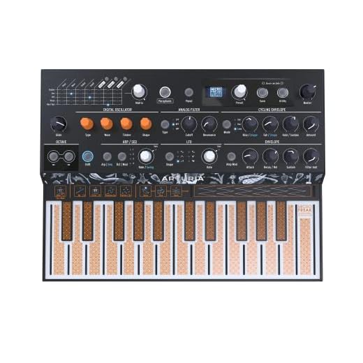 Arturia - MicroFreak Teclado Sintetizado - Sintetizador Híbrido de 25 Teclas con Teclado PCB, Osciladores de Tabla de Ondas y Digitales, Filtros