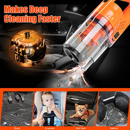 Vioview Ultimate Car Cleaning Kit, 17Pcs Car Interior Detailing Kit With High Power Car Vacuum Cleaner, Detailing Brush Set, Windshield Cleaner, Complete Car Cleaning Supplies For Deep Cleaning #TOP1