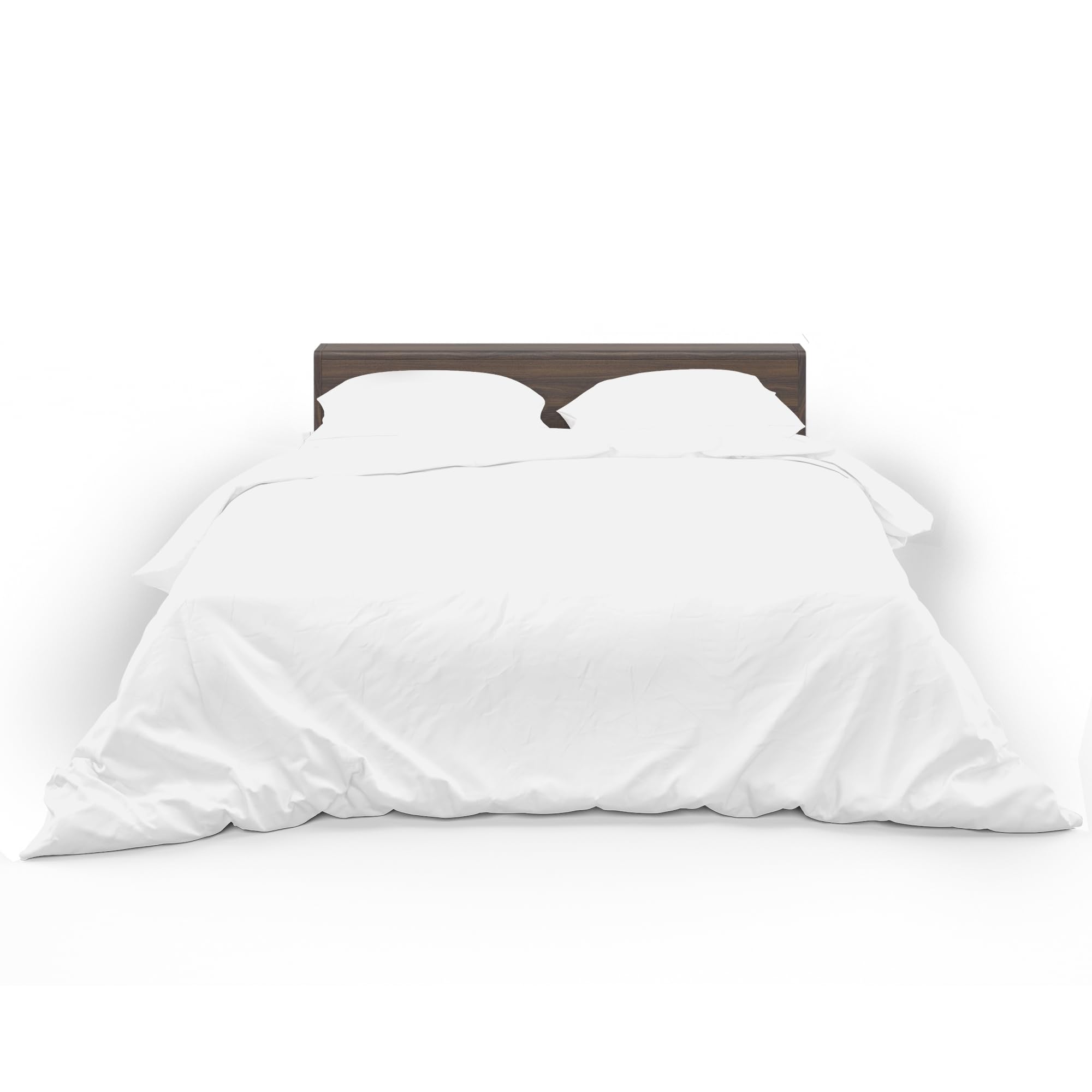 HOME ACE White Easy Care Super King Size Bed Duvet Cover 100% Poly Cotton Super Kingsize Duvet Set, Polycotton Duvet Cover Bedding Super King Size Beds Cotton Duvet Set
