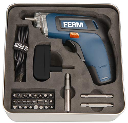 FERM Trapano-avvitatore a Batteria agli ioni di