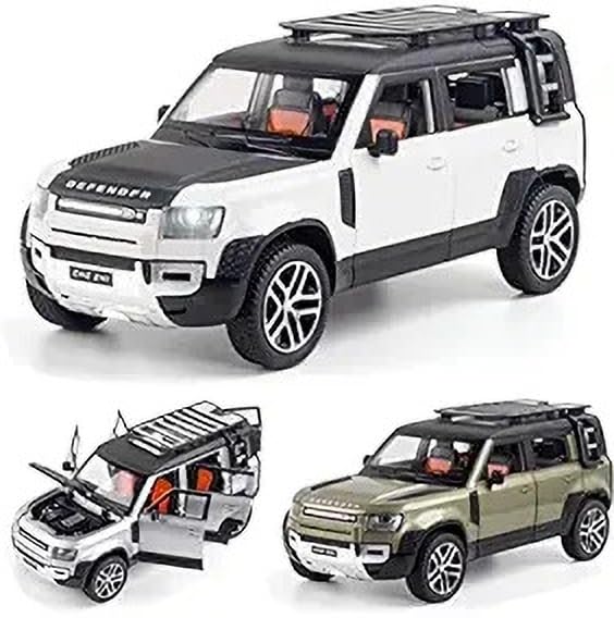GENZ Die-Cast 1:24 Scale Defender Guards Large Toy car for Kids with Openable Doors & Light, Music Toy Vehicle for Kids (Multicolor) (B0D9QCYVKP) Amazon Price History, Amazon Price Tracker