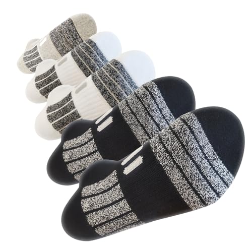 Women's Athletic Ankle Socks Breathable Mesh Arch Support Cushioned Sole for Running and Daily Wear 5 Pairs